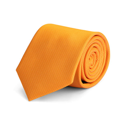 Stropdas PE oranje, een heldere oranje stropdas met een verzorgde uitstraling.