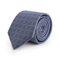 Stropdas zijde bloem paars, elegante paarse zijden stropdas met bloemmotief, perfect voor stijlvolle outfits.