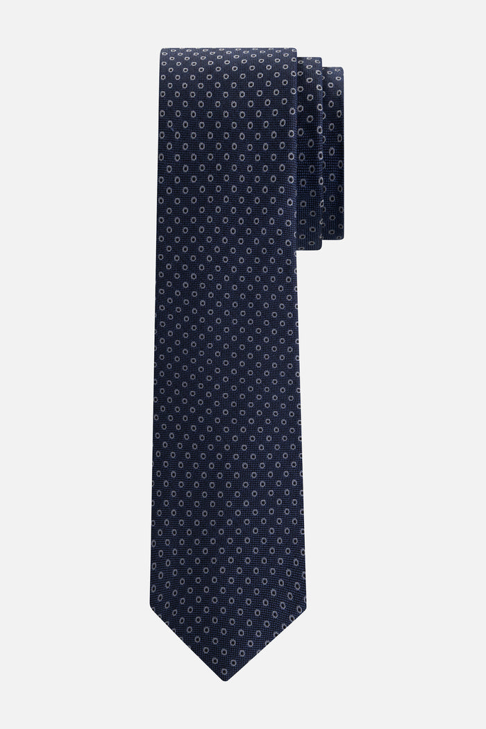 Stropdas zijde cirkels nayy