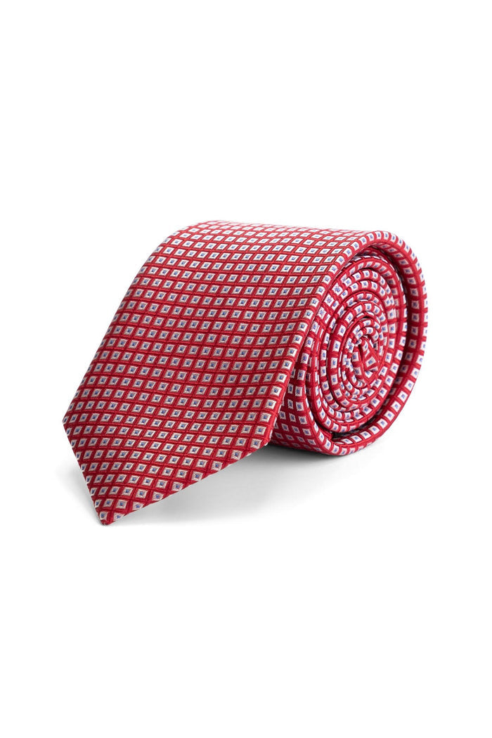 Stropdas zijde Rood