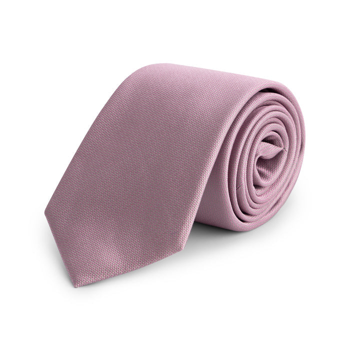 Stropdas zijde visgraat roze, elegante roze zijden stropdas met visgraatpatroon, perfect voor formele gelegenheden.
