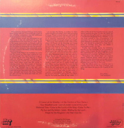 TED SANQUIST - COURTS OF THE KING (*Pre-owned NM Vinyl, 1977, New Song) w young Phil Keaggy