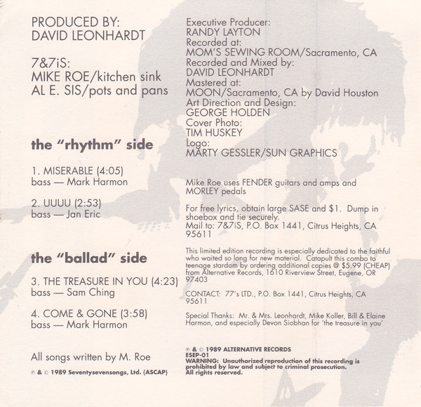 The 77s ‎– 7&7is (*NEW-Vinyl, Tape, CD BOX SET 1989) Mike Roe Autographed #512 of 1000