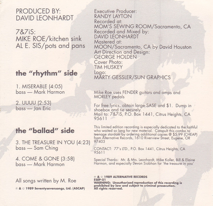 The 77s ‎– 7&7is (*NEW-Vinyl, Tape, CD BOX SET 1989) Mike Roe Autographed #512 of 1000