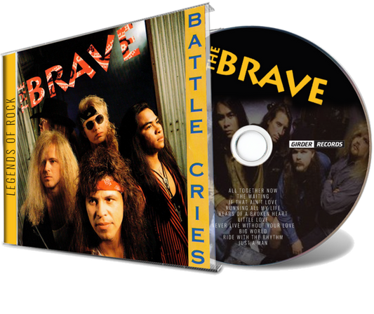 THE BRAVE - BATTLE CRIES (*CD, 2020) *Bumped & Bruised *Last 2 copies!