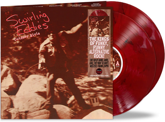 The Swirling Eddies - Outdoor Elvis (Deluxe Blood Moon 2-LP Vinyl Gatefold, 2025) Da