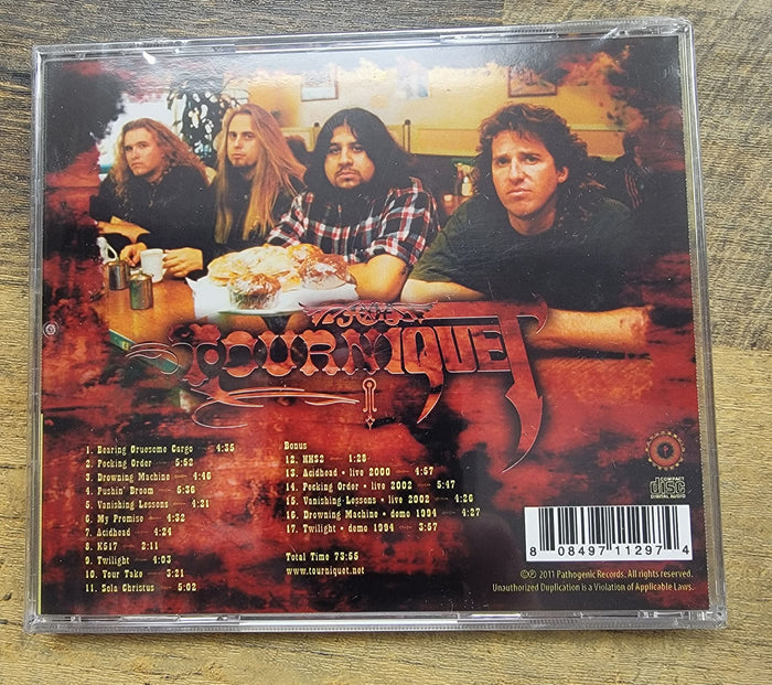 TOURNIQUET - VANISHING LESSONS + 6 Bonus (*NEW-CD, 2014) *Last Copies!