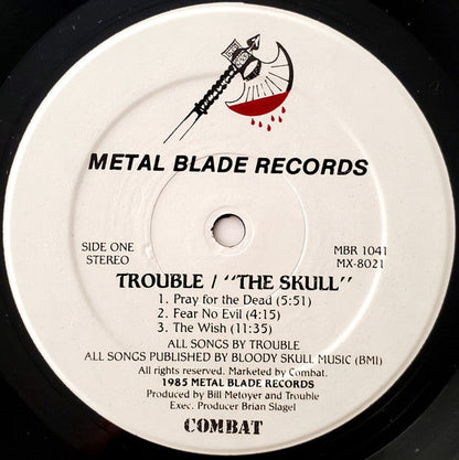 TROUBLE-THE SKULL (*Pre-owned Vinyl, 1985, Metal Blade/Combat Records) Doom Metal