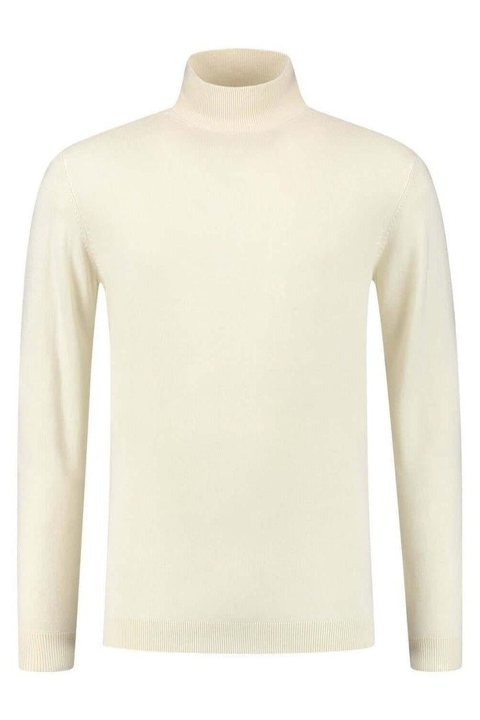 Turtle neck ecru