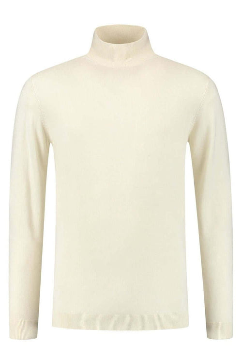 Turtle neck ecru