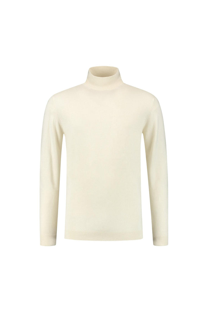 Turtle neck ecru