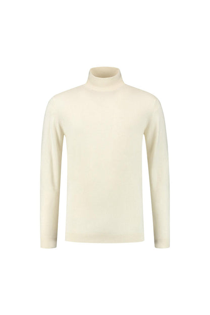 Turtle neck ecru