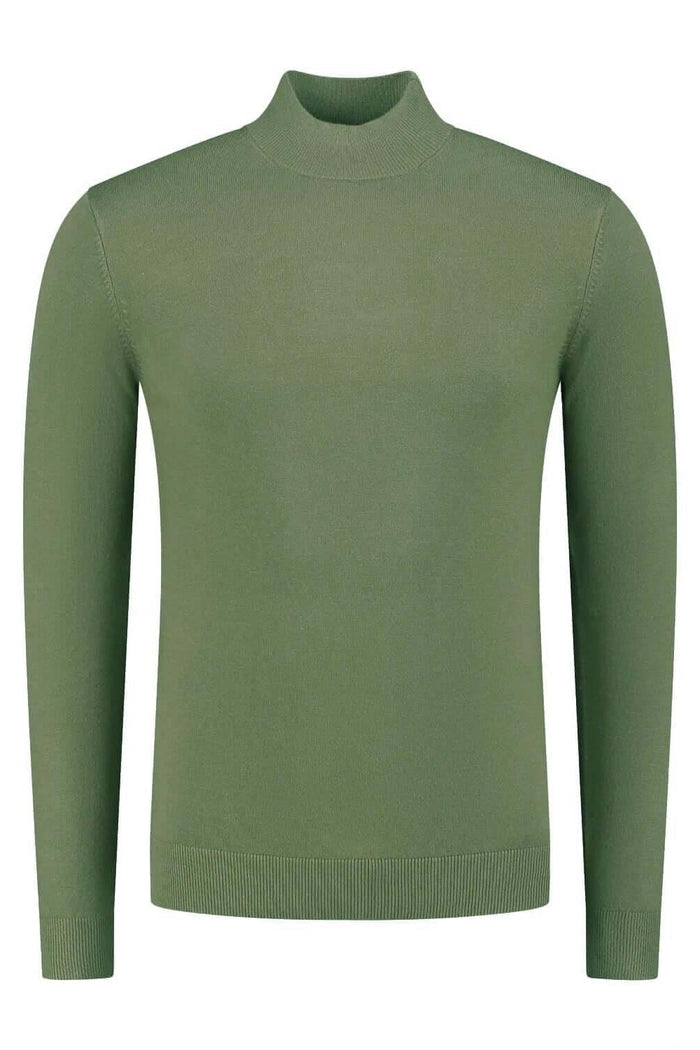 Turtle neck groen