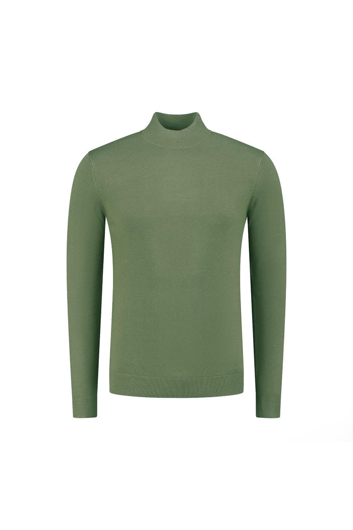 Turtle neck groen