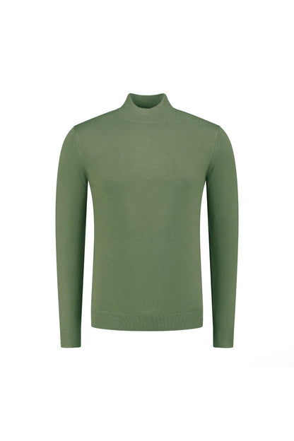 Turtle neck groen