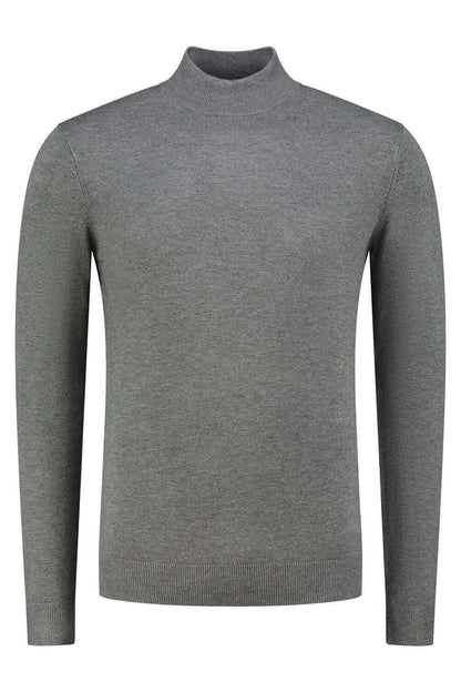 Turtle neck lichtgrijs