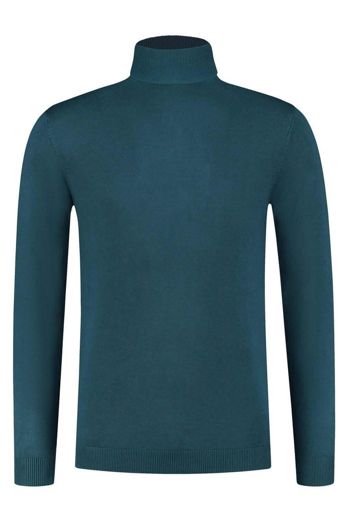 Turtle neck petrol