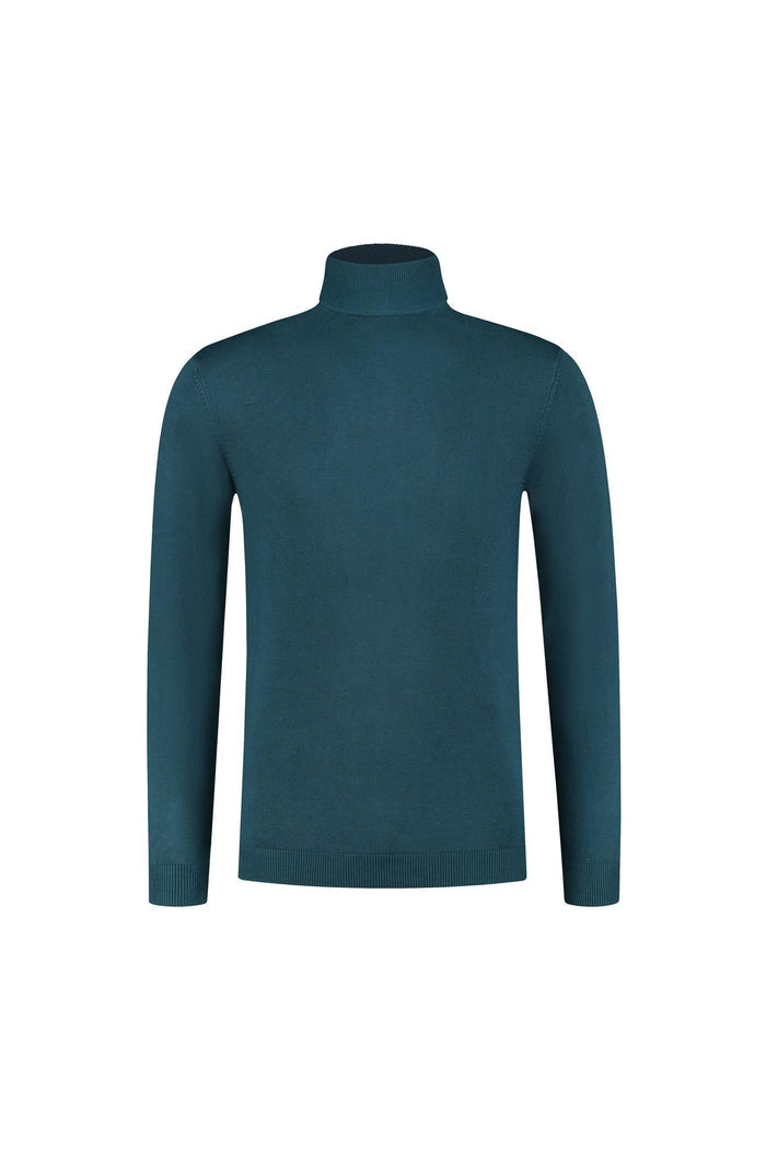 Turtle neck petrol