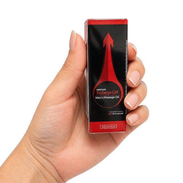 Ulei concentrat FIRSTSUN Enlarge Oil, pentru erecții puternice și mărirea penisului în lungime și grosime, 100% natural, 10 ml