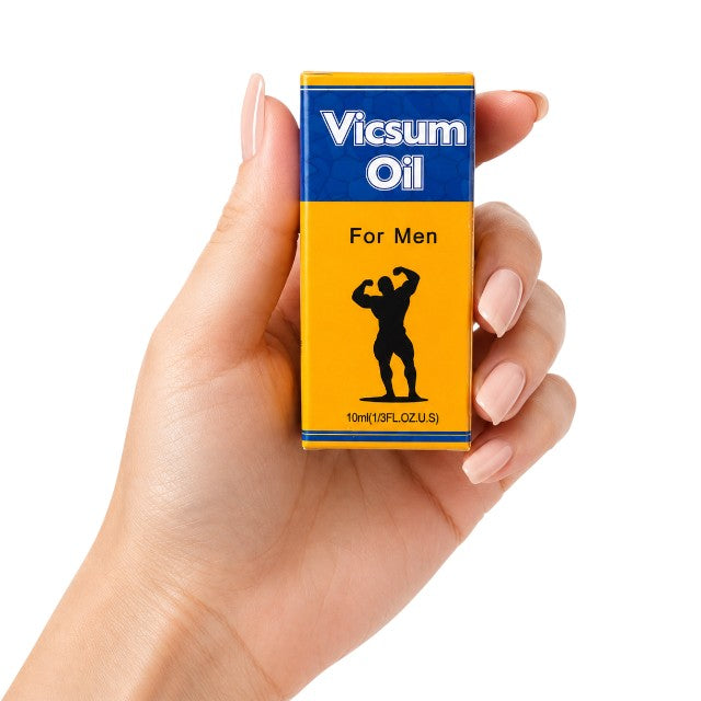 Ulei concentrat VICSUM OIL For Men, pentru mărirea penisului, întârzierea ejaculării, libido și potență, 10 ml