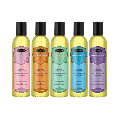 Ulei de masaj KAMASUTRA AROMATICS Soaring Spirit, cu aromă de portocală, lămâie și mentă, 236 ml