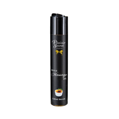 Ulei de masaj Plaisir Secret Creme Brulee, aromă cremă de zahăr ars, vegan, 59 ml