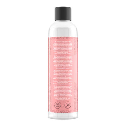 Ulei de masaj TANTRAS Pleasure Fruit, cu vitamina E și uleiuri naturale, aromă de patchouli și vanilie, 150 ml (roz)