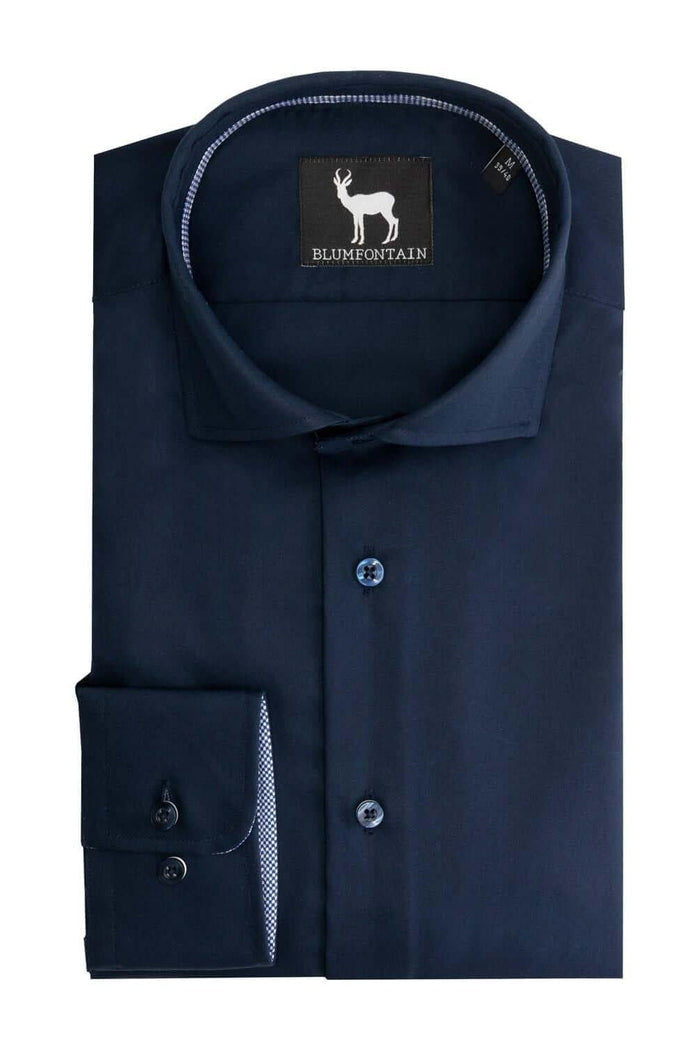 Uni denimblauw