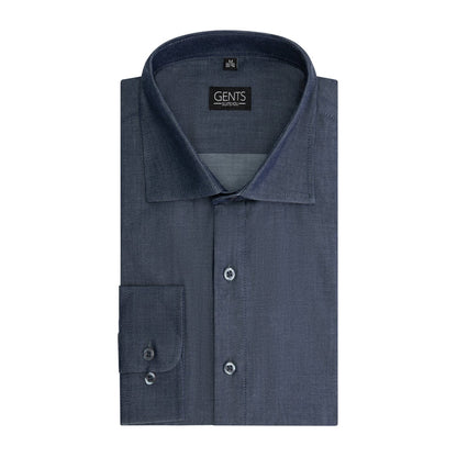 Uni denimblauw