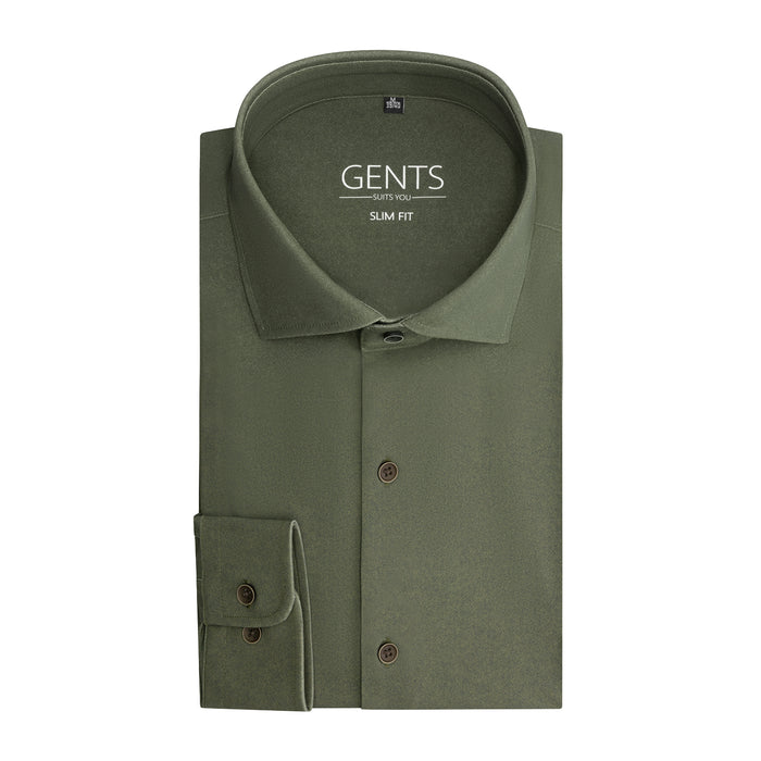 Uni groen 4-way stretch