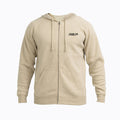 The REP Fitness Unisex Zip Hoodie in Heather Stone/Black front