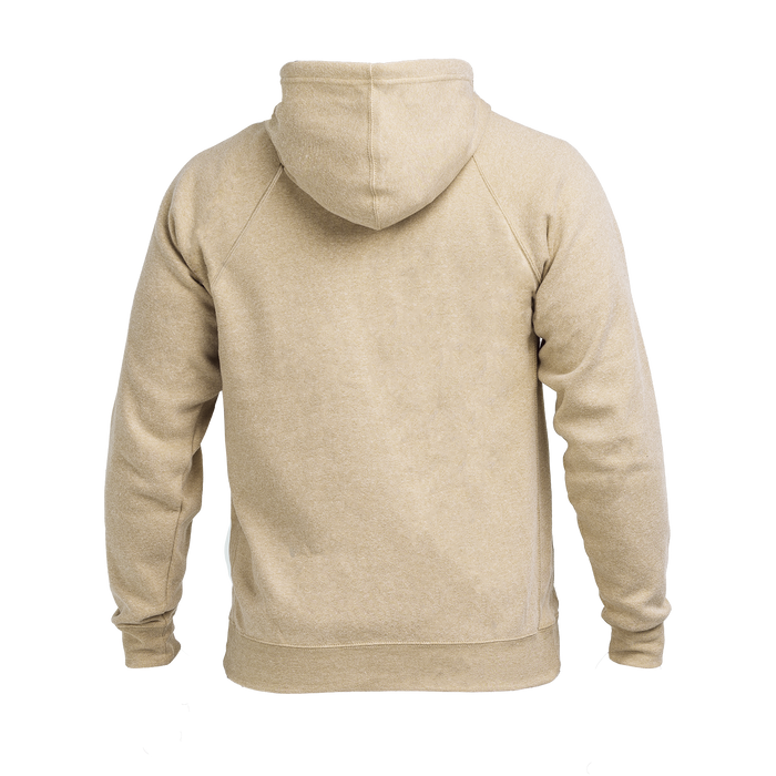 The REP Fitness Unisex Zip Hoodie in Heather Stone/Black back