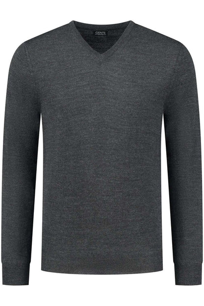 V-neck merinoblend antra
