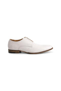 Veterschoen leer structuur wit, witte leren veterschoenen met structuur, comfortabel en stijlvol.