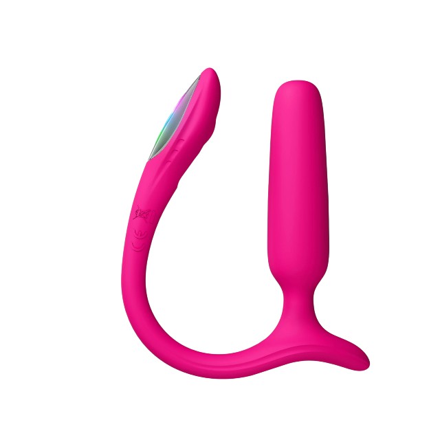 Vibrator anal LOVENSE Lush Anal, control prin aplicație, din silicon medical, până la 7500 vibrații pe minut, culoare roz