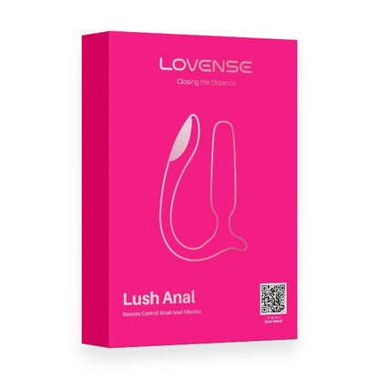 Vibrator anal LOVENSE Lush Anal, control prin aplicație, din silicon medical, până la 7500 vibrații pe minut, culoare roz