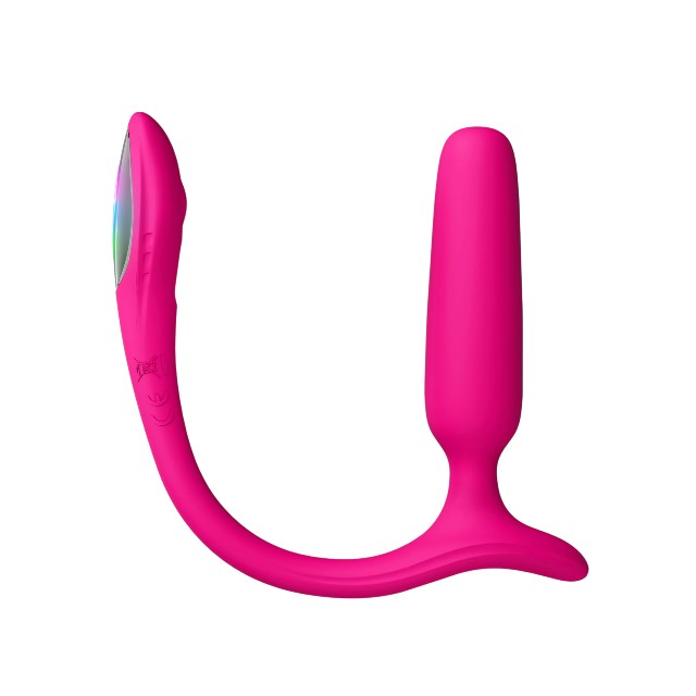 Vibrator anal LOVENSE Lush Anal, control prin aplicație, din silicon medical, până la 7500 vibrații pe minut, culoare roz