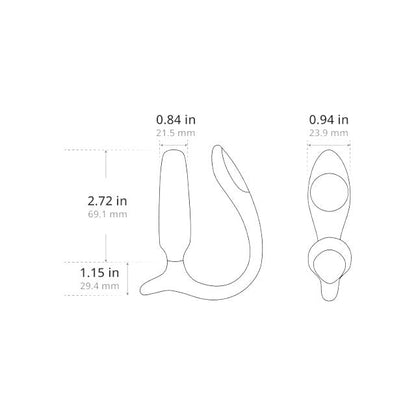 Vibrator anal LOVENSE Lush Anal, control prin aplicație, din silicon medical, până la 7500 vibrații pe minut, culoare roz