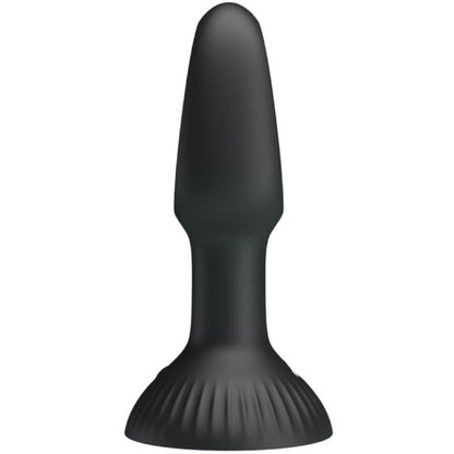 Vibrator anal PRETTY LOVE Hubert, cu 7 funcții de mișcări ritmice, din silicon, rezistent la apă, diametru 4 cm, negru