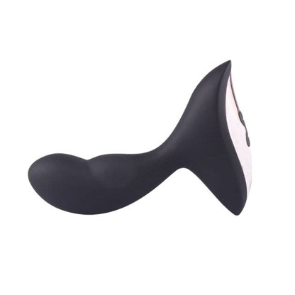 Vibrator anal TOYZ4LOVERS Behind Vers P-Factor, pentru stimularea prostatei, lungime 12.5 cm, diametru 3 cm, negru