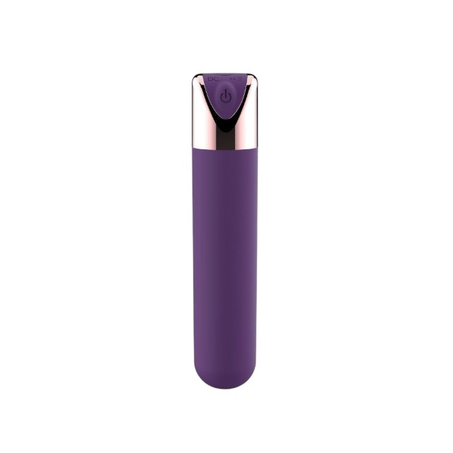 Vibrator bullet TOYZ4LOVERS Power Pocket Unforgettable Moments, 10 funcții de vibrație, 9 cm, mov