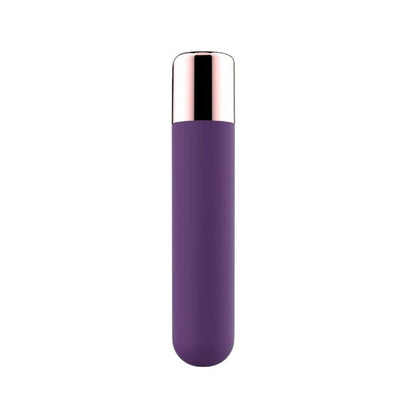 Vibrator bullet TOYZ4LOVERS Power Pocket Unforgettable Moments, 10 funcții de vibrație, 9 cm, mov