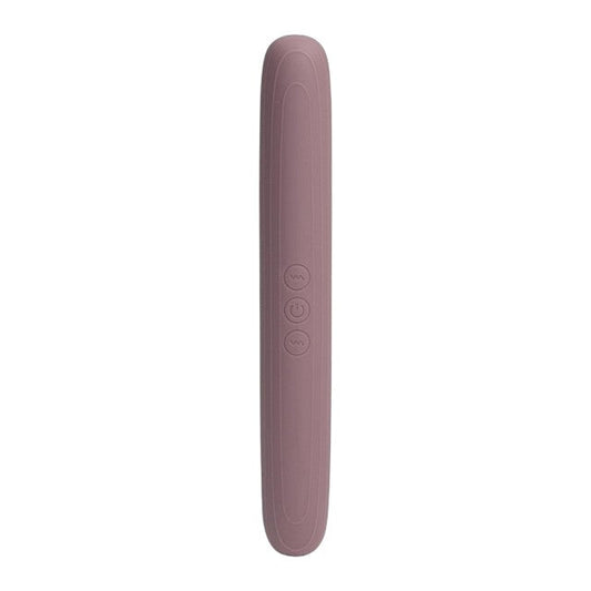 Vibrator DREAMTOYS Nude Ailee Double Vibrator, cu două capete, 10 funcții de vibrație, rezistent la apă IPX6, mov