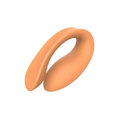 Vibrator dublu DREAMTOYS Glam Couples Vibrator, control prin telecomandă, 7 funcții de vibrație, culoare portocaliu