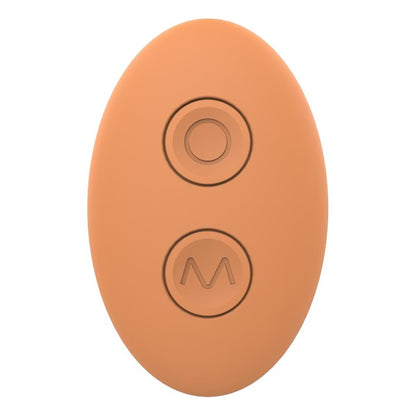 Vibrator dublu DREAMTOYS Glam Couples Vibrator, control prin telecomandă, 7 funcții de vibrație, culoare portocaliu