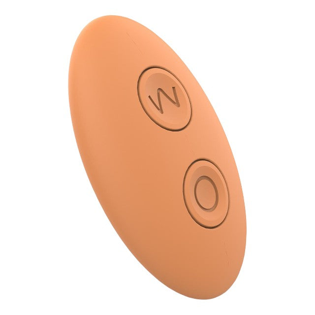 Vibrator dublu DREAMTOYS Glam Couples Vibrator, control prin telecomandă, 7 funcții de vibrație, culoare portocaliu