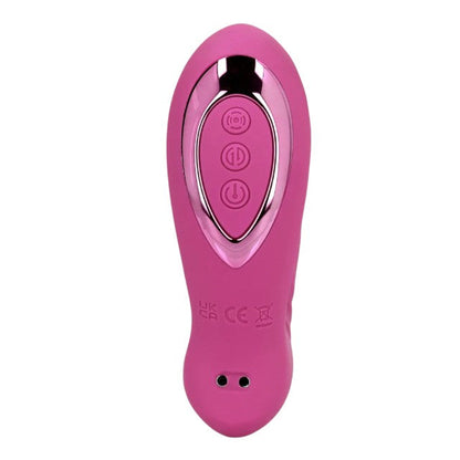 Vibrator dublu LOVELINE Thrusting and Tapping, cu funcție de penetrare automată, 22 funcții de vibrație, culoarea roz