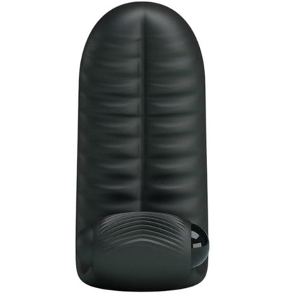 Vibrator dublu pentru deget PRETTY LOVE Abbott, pentru stimulare vaginală și clitoridiană, negru