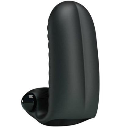Vibrator dublu pentru deget PRETTY LOVE Abbott, pentru stimulare vaginală și clitoridiană, negru