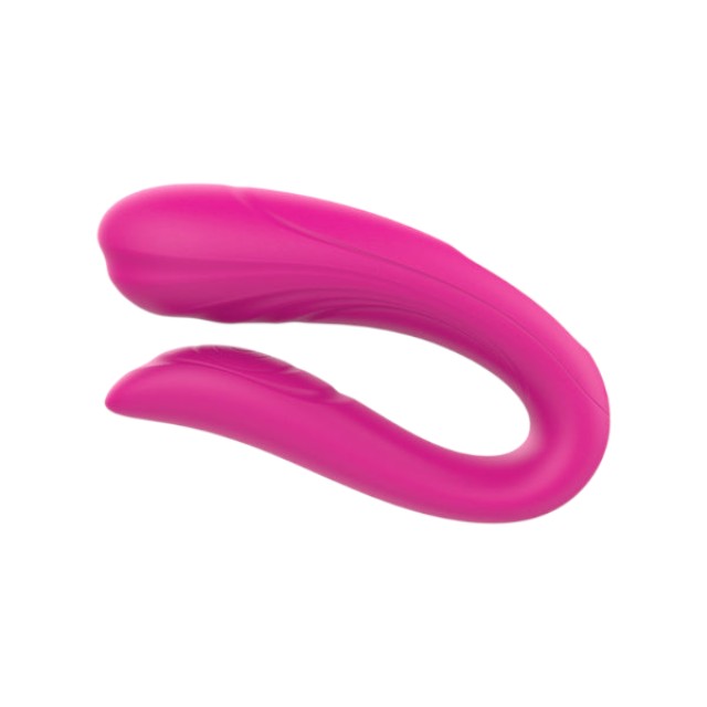 Vibrator dublu TOYZ4LOVERS Elys Be Amazed, control prin telecomandă, 9 funcții de vibrație, rezistent la apă, roz